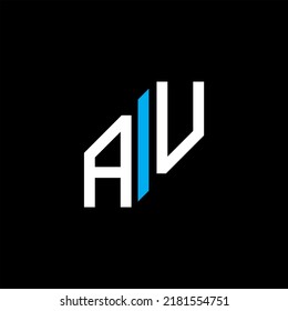 AU-Buchstaben Logo kreatives Design mit Vektorgrafik