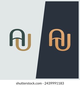 AU Logo Design Pro Vector 