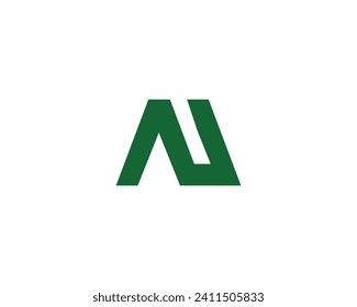 AU logo design vector template