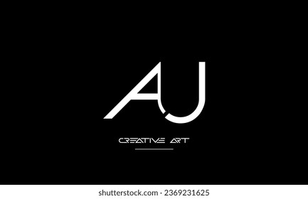 AU, UA, A, U abstract letters logo monogram