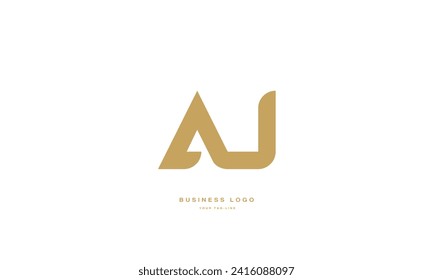 AU, UA, A, U, Abstract Letters Logo Monogram