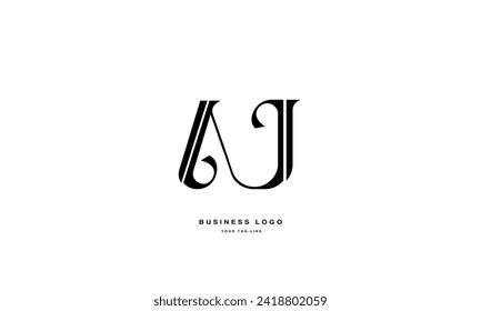 AU, UA, A, U, Abstract Logo design