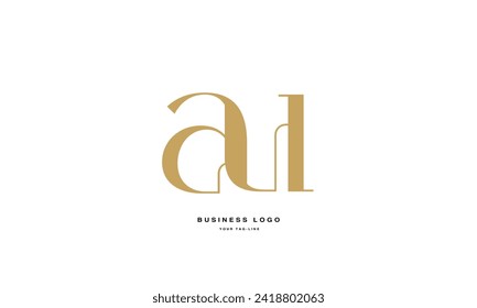 AU, UA, A, U, Abstract Logo design