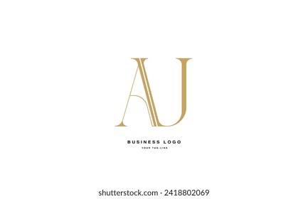 AU, UA, A, U, Abstract Logo design