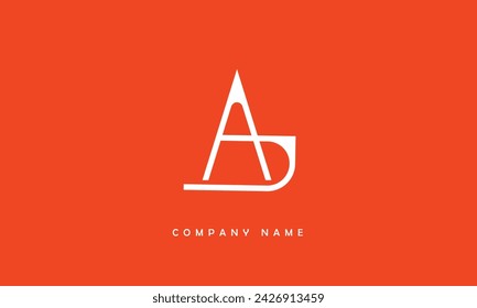 AU, UA Abstract Letters Logo Monogram