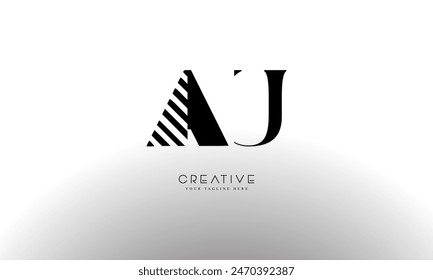 AU UA Alphabets Letters Logo Monogram