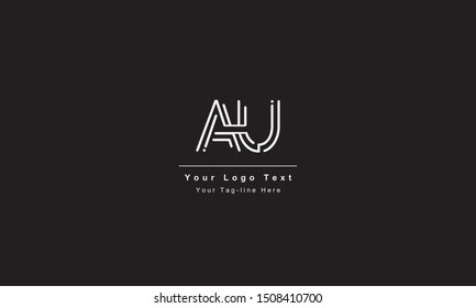 AU or UA letter logo. Unique attractive creative modern initial AU UA A U initial based letter icon logo