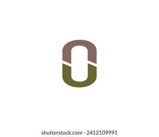 AU UA logo design vector template