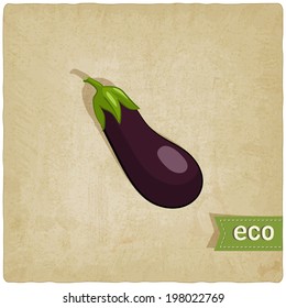 aubergine eco background