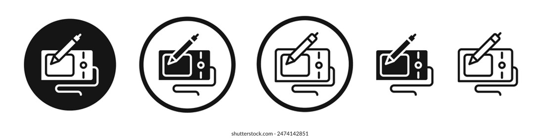 Aubergine icon set. Food and culinary vector symbol of an eggplant.