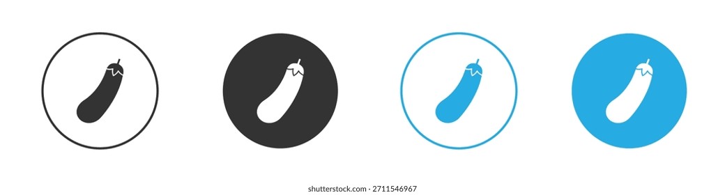 Ícone de berinjela Para web, mobile.Vetor Ilustração