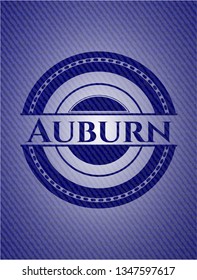 Auburn with jean texture