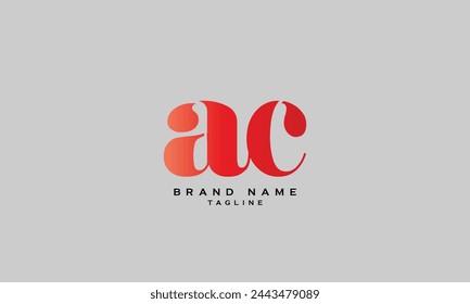AUC, ACU, UAC, UCA, CUA, CAU, AC, CA, Abstract initial monogram letter alphabet logo design
