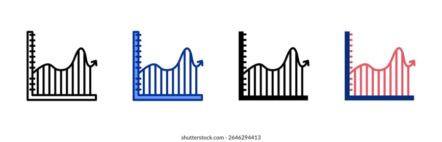 Coleção de vários estilos de folha de ícone Auc