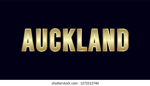 Auckland City Typography vector design. Greetings for T-shirt, poster, card and more