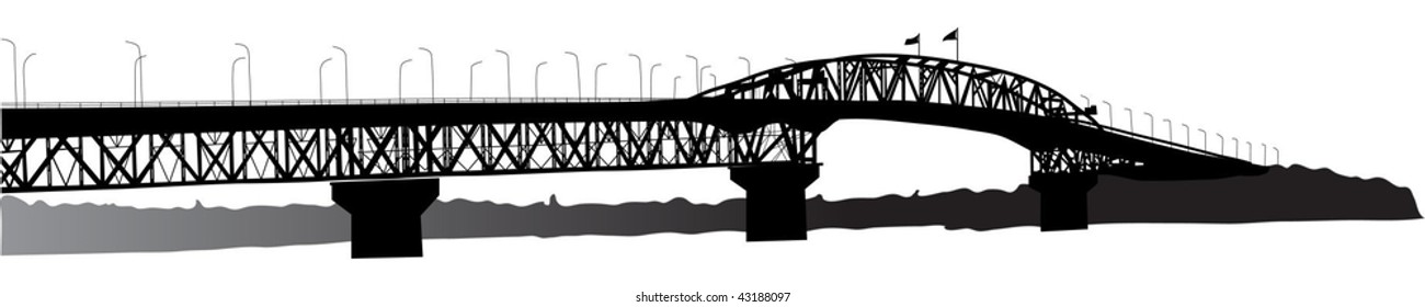 Auckland Harbour Bridge Illustration