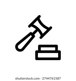 Auction Bidder Number Paddle Icon Design