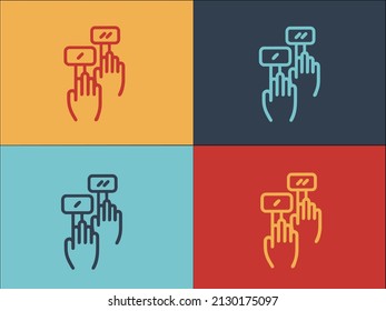 Plantilla de logotipo de pujas de subasta, icono plano simple de puja, subasta, compra