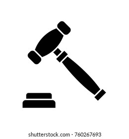 Auction glyph icon