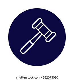 Auction hammer icon