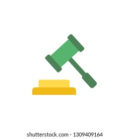 Auction hammer icon. Element of Banking icon for mobile concept and web apps. Detailed Auction hammer icon can be used for web and mobile