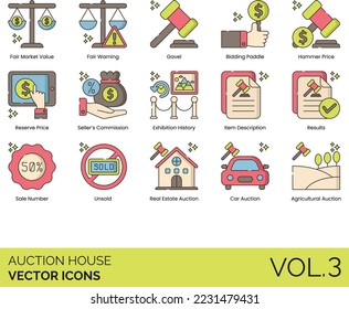 Auction House including Bid Increment, Bidding Paddle, Buy Now, Car, Cataloguing, Charity, Commodity, Condition Report, Reserve Price, Results, Sale Number