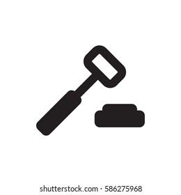 auction hummer icon illustration