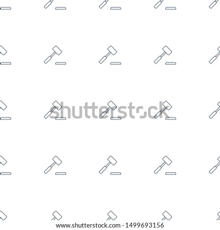 auction hummer icon pattern seamless white background. Editable line auction hummer icon. auction hummer icon pattern for web and mobile.