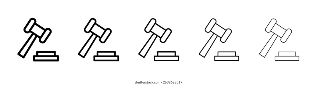 Auction icon concept. graphic design, logo, Web, UI.