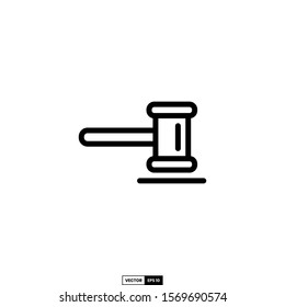 Auction icon, design inspiration vector template for interface and any purpose