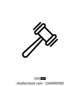 Auction icon, design inspiration vector template for interface and any purpose