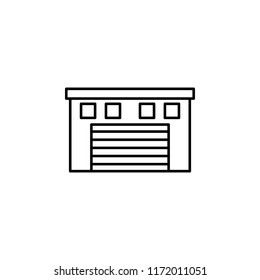 auction icon. Element of building and landmark outline icon for mobile concept and web apps. Thin line auction icon can be used for web and mobile