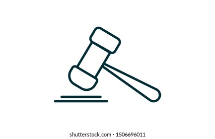 
Auction icon flat design best vector icon