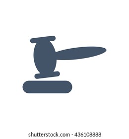 auction Icon, flat design style