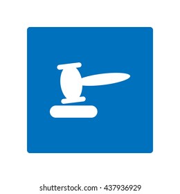 auction Icon, flat design style