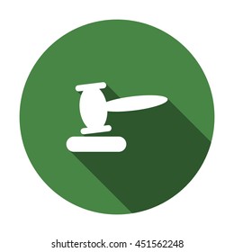 auction Icon, flat design style