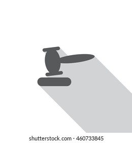 auction Icon, flat design style