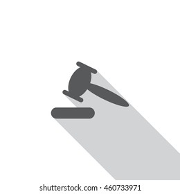 auction Icon, flat design style