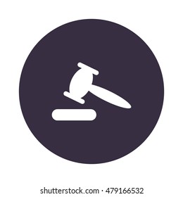 auction Icon, flat design style