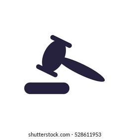 auction Icon, flat design style
