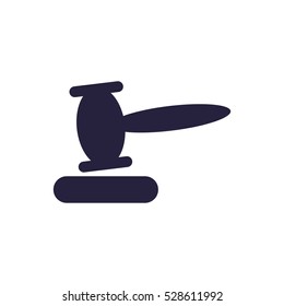 auction Icon, flat design style