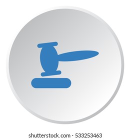 auction Icon, flat design style