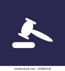 auction Icon, flat design style