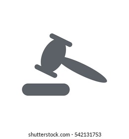 auction Icon, flat design style