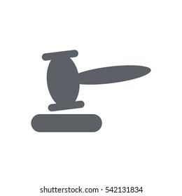 auction Icon, flat design style