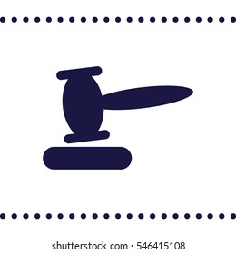 auction Icon, flat design style