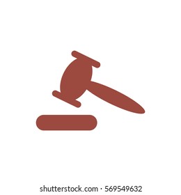 auction Icon, flat design style