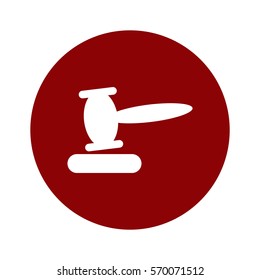 auction Icon, flat design style