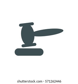 auction Icon, flat design style