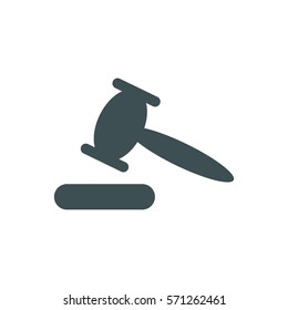 auction Icon, flat design style